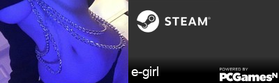 e-girl Steam Signature