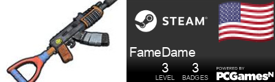 FameDame Steam Signature
