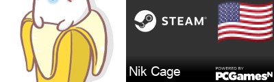 Nik Cage Steam Signature