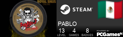 PABLO Steam Signature