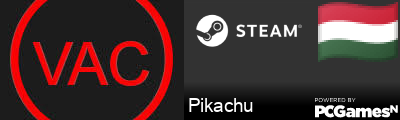 Pikachu Steam Signature
