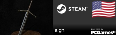 sigh Steam Signature