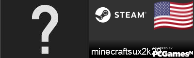 minecraftsux2k20 Steam Signature