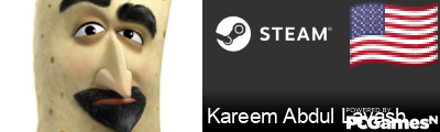Kareem Abdul Lavash Steam Signature