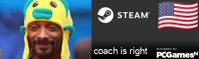 coach is right Steam Signature