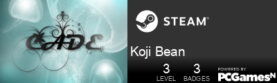 Koji Bean Steam Signature